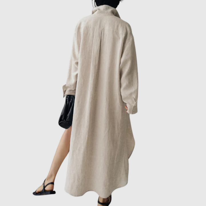 Harper | Hemdkleid aus Baumwollmix für jeden Tag