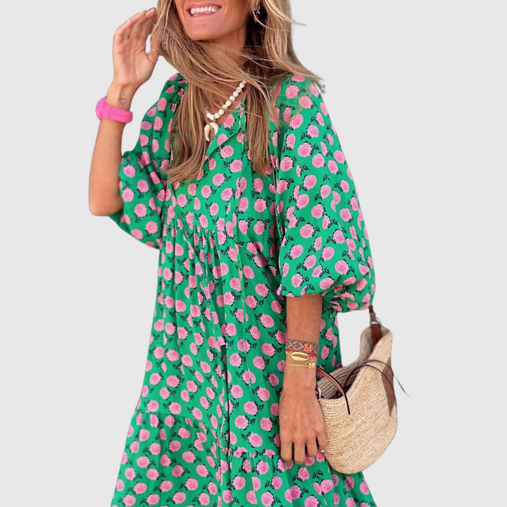 Annette | Boho-Maxikleid mit stilvollem Design