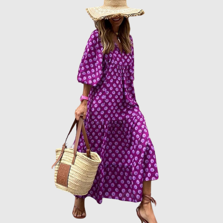 Annette | Boho-Maxikleid mit stilvollem Design