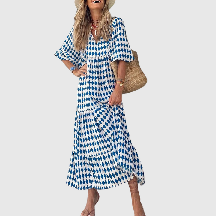 Annette | Boho-Maxikleid mit stilvollem Design