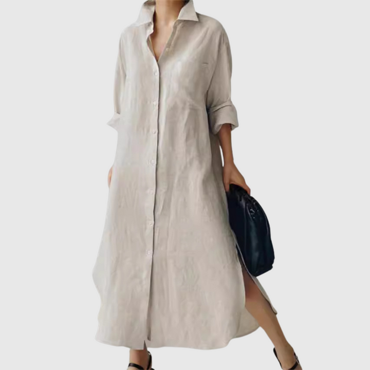Harper | Hemdkleid aus Baumwollmix für jeden Tag