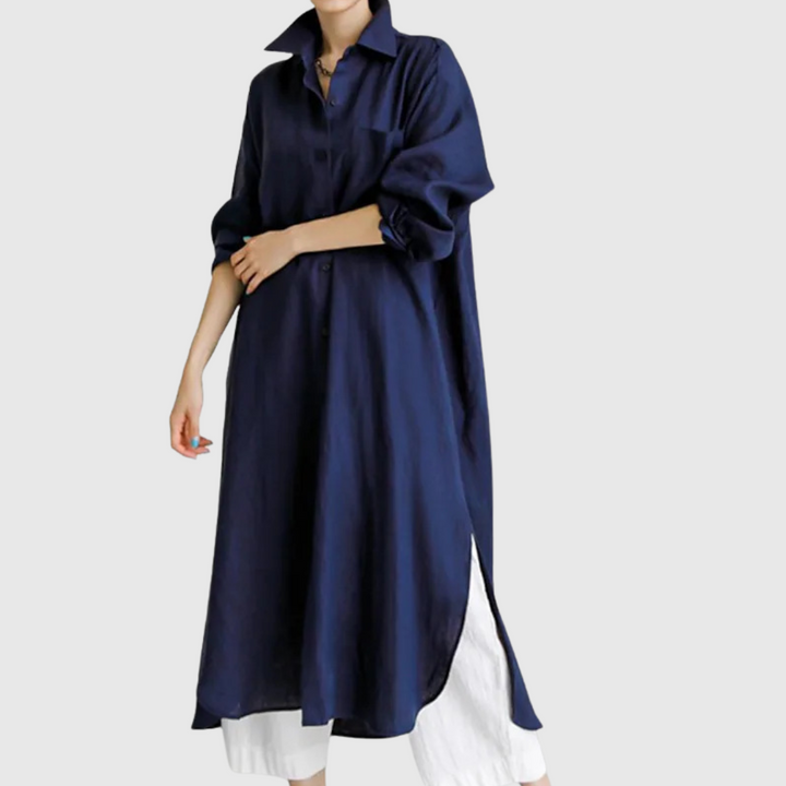 Harper | Hemdkleid aus Baumwollmix für jeden Tag