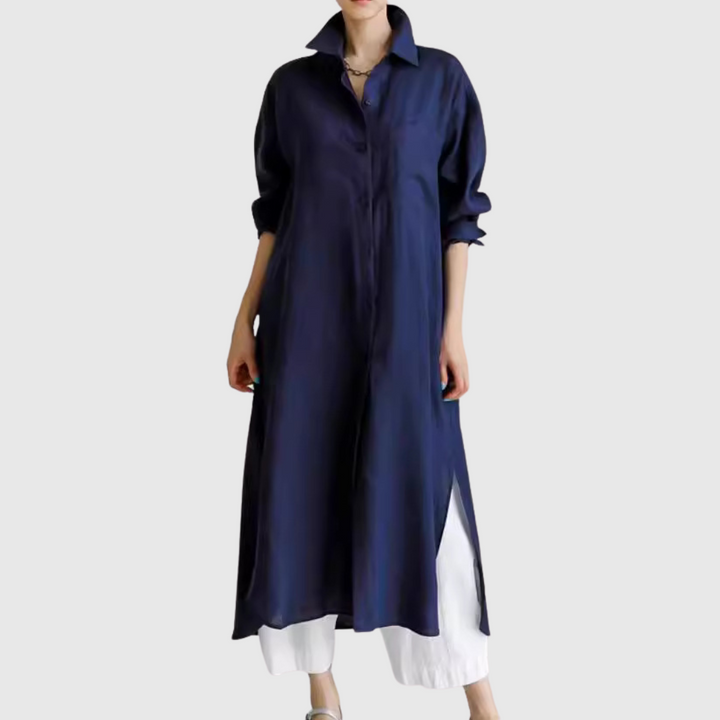 Harper | Hemdkleid aus Baumwollmix für jeden Tag