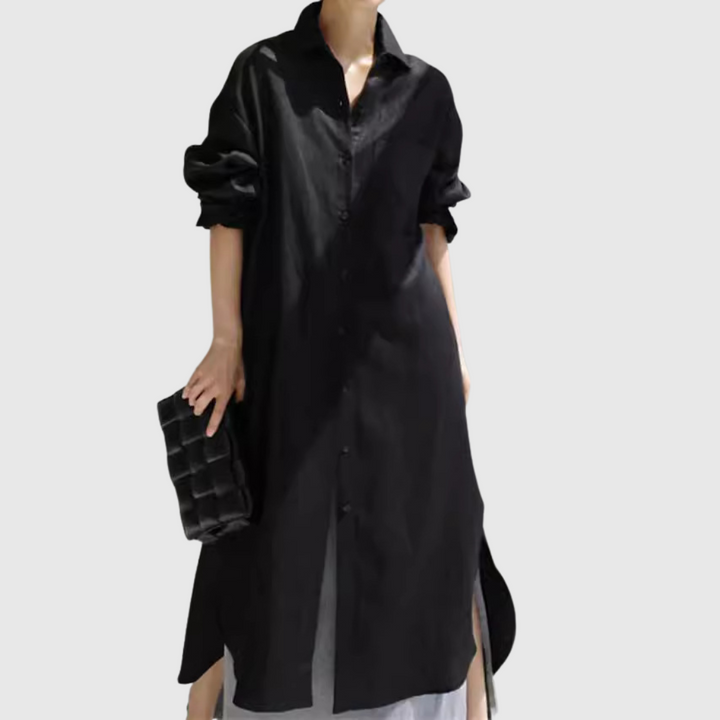 Harper | Hemdkleid aus Baumwollmix für jeden Tag