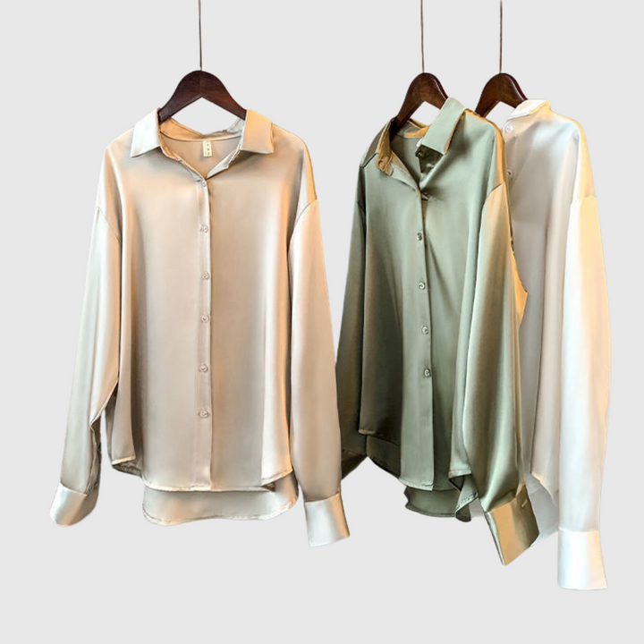 Sarah | Elegante Bluse aus hochwertigem Satin