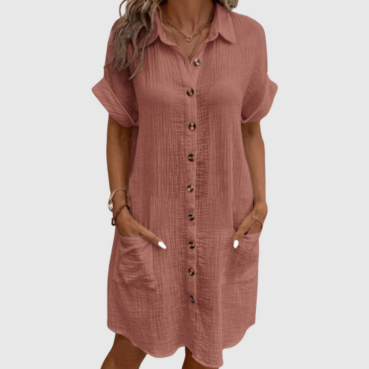 Isla | Sommerkleid mit eleganten Knöpfen