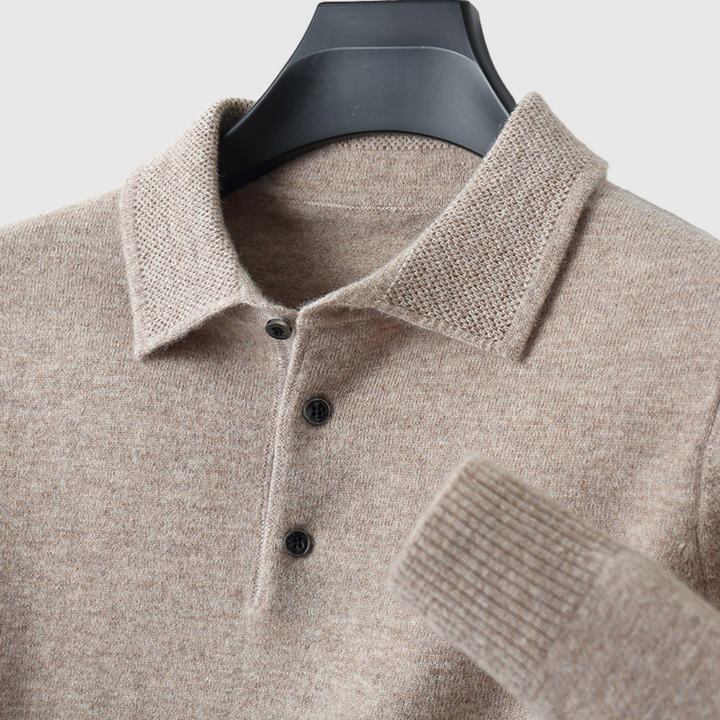 William | Elegante Wollpolo für Herren