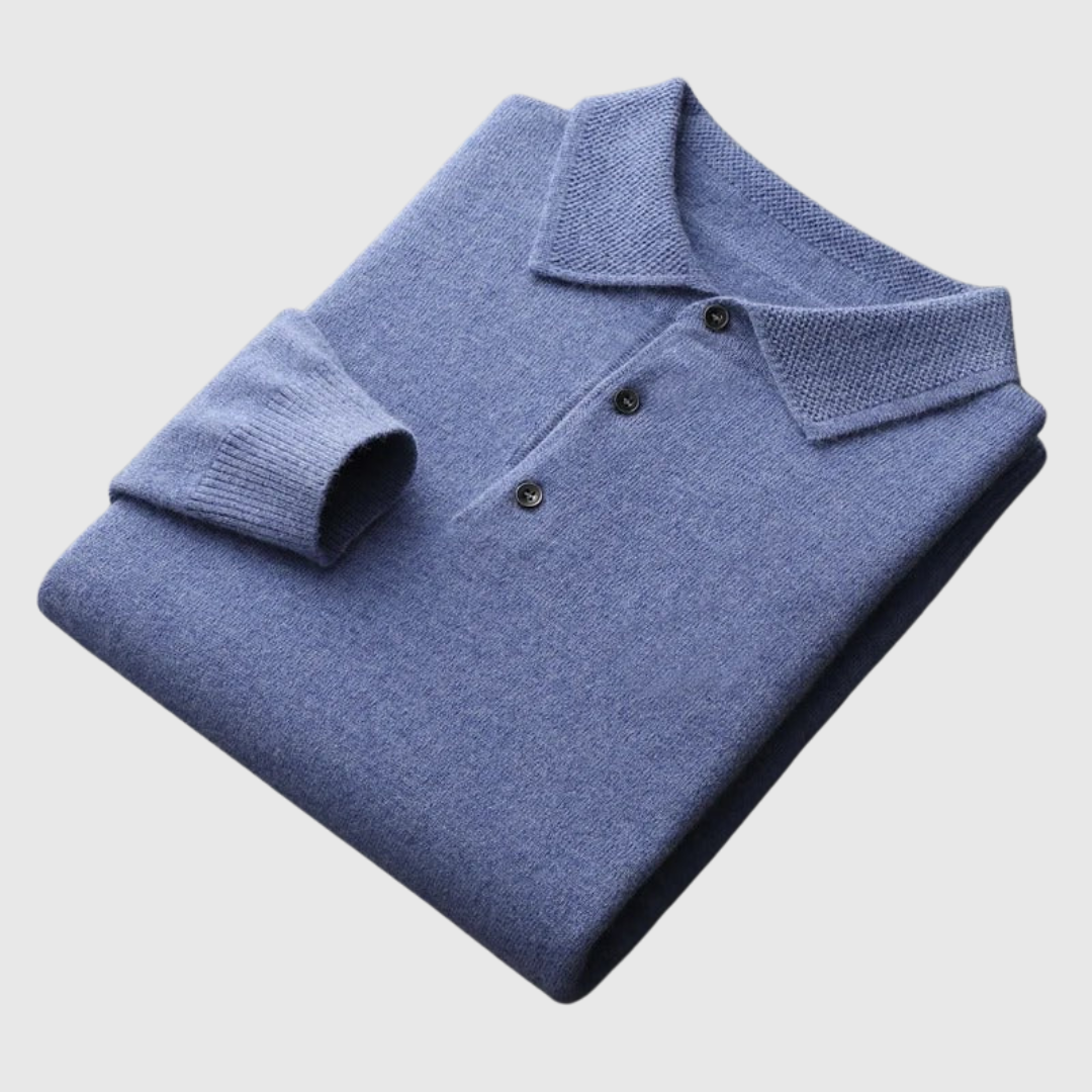 William | Elegante Wollpolo für Herren