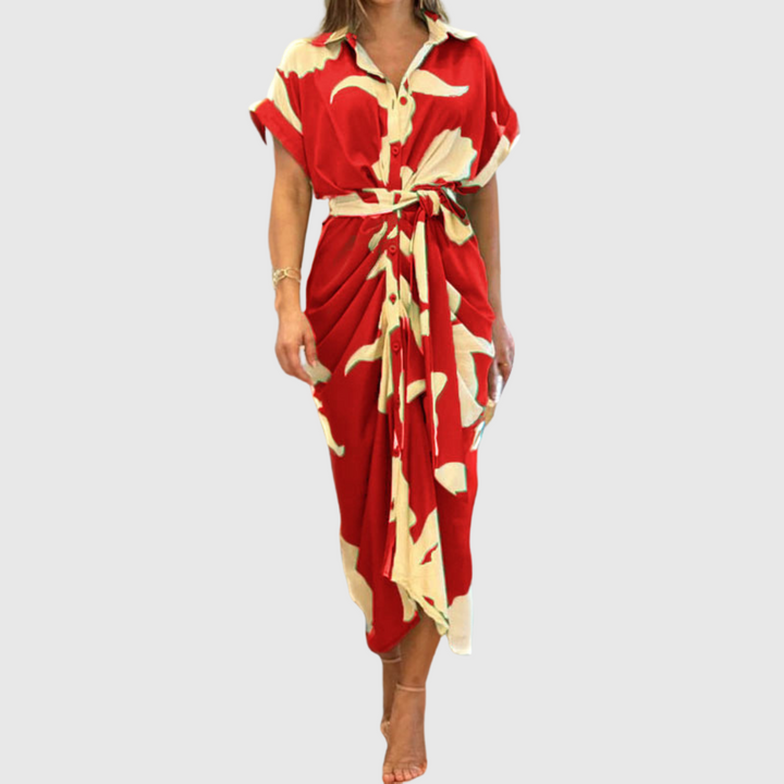 Nora | Sommerkleid mit Bindegürtel