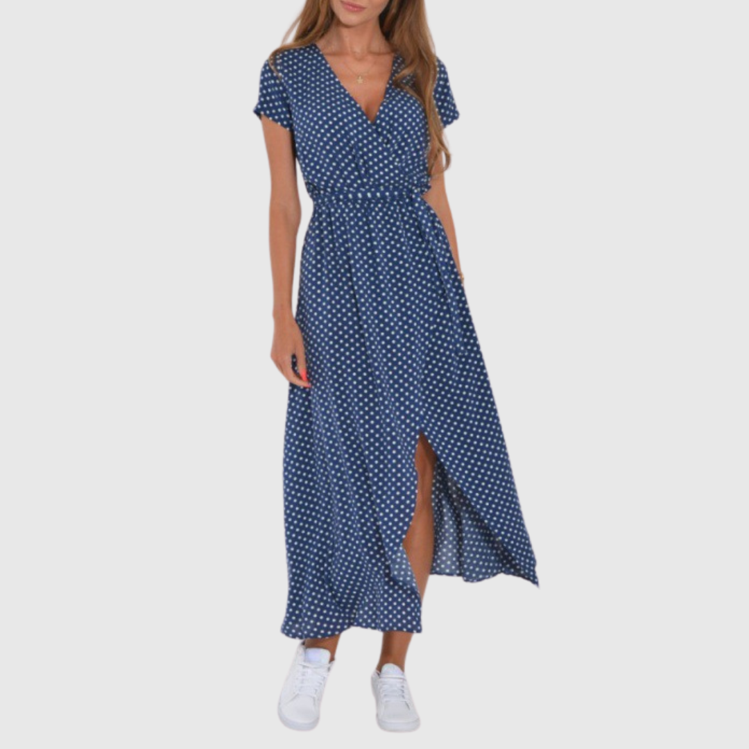Celia | Blumen-Midikleid mit lebhaftem Print