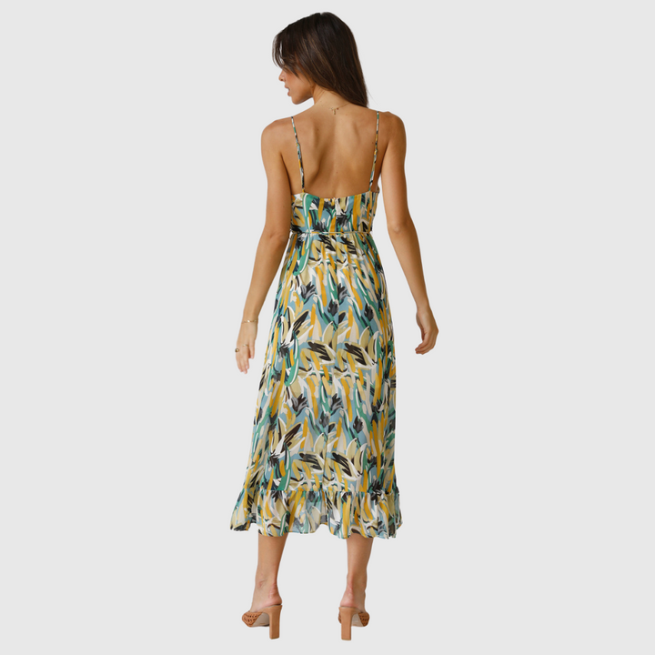 Cristina | Trägerkleid aus fließendem Sommerstoff