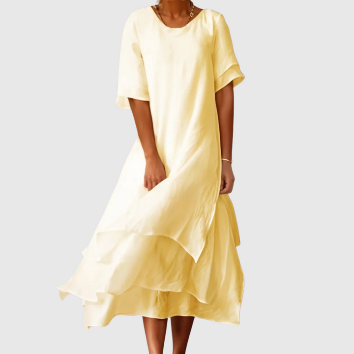 Isabelle | Elegantes Maxikleid aus Premium-Stoff