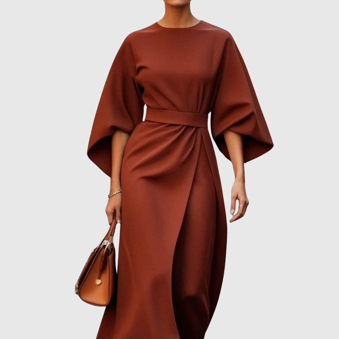 Lisa | Elegantes Kleid mit fließenden Ärmeln