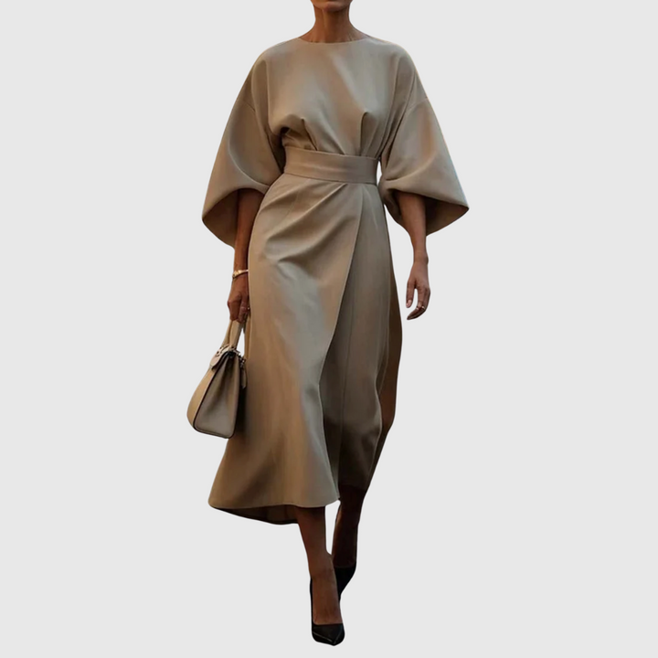 Lisa | Elegantes Kleid mit fließenden Ärmeln