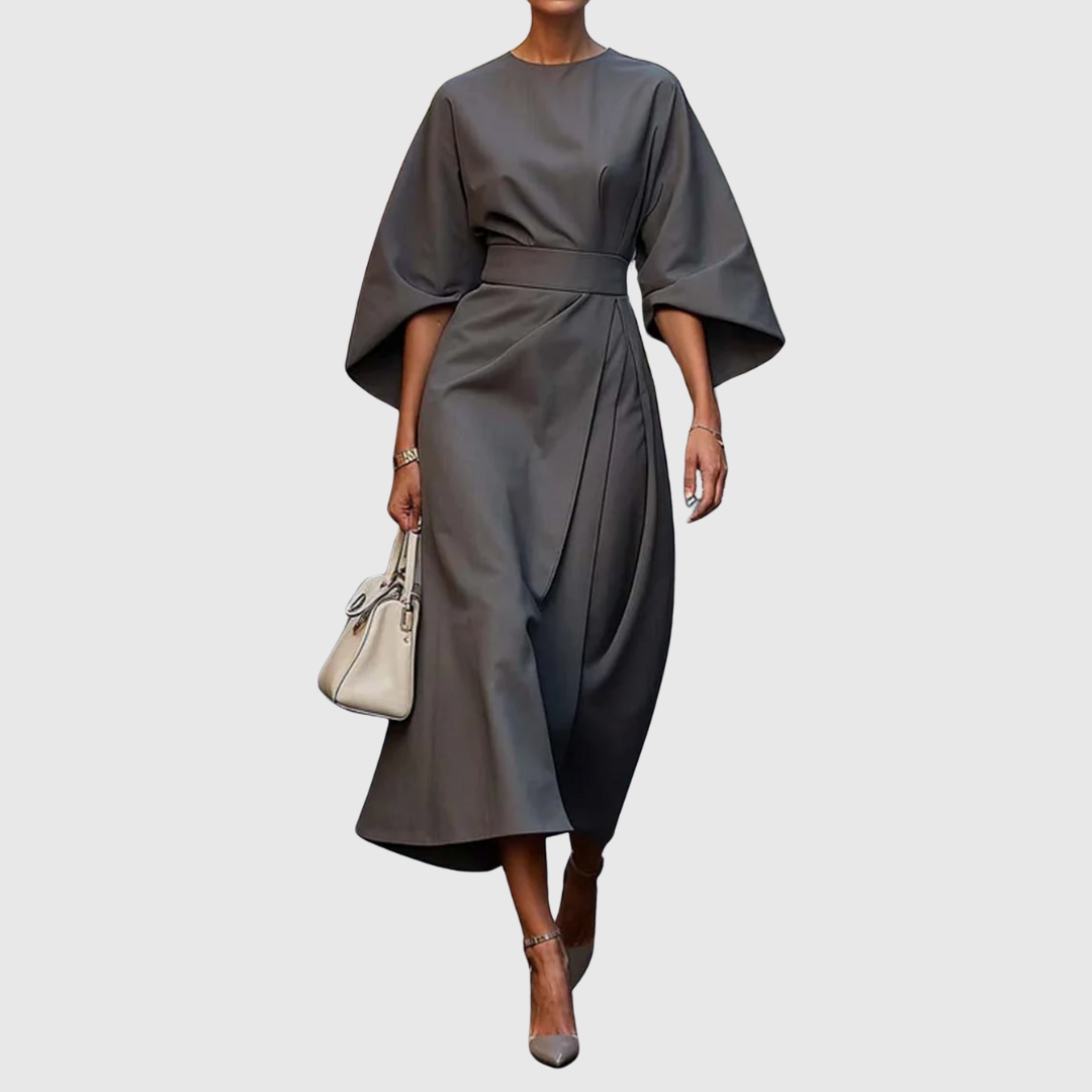 Lisa | Elegantes Kleid mit fließenden Ärmeln