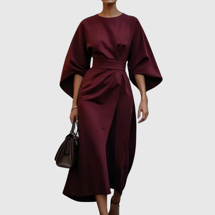 Lisa | Elegantes Kleid mit fließenden Ärmeln